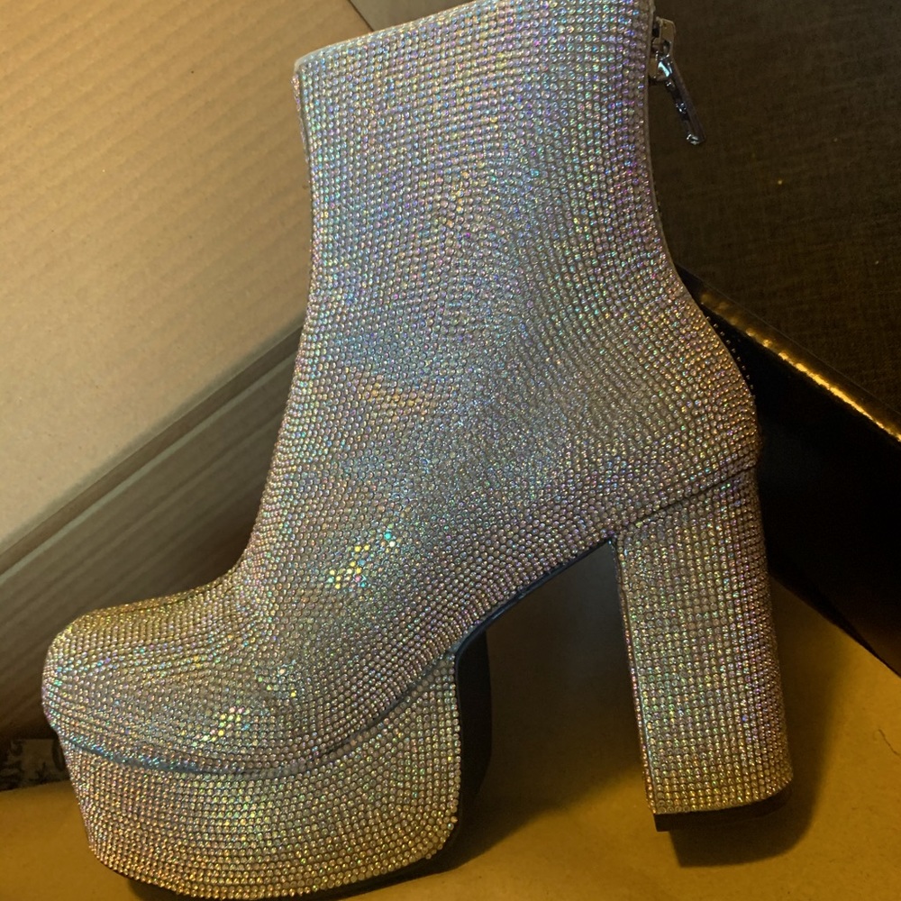 Dolls kill sparkle boot